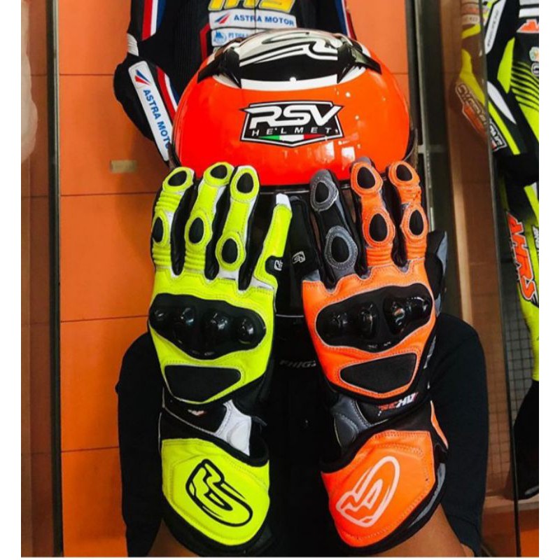 GLOVE AHRS Sarung tangan balap roadrace dragrace
