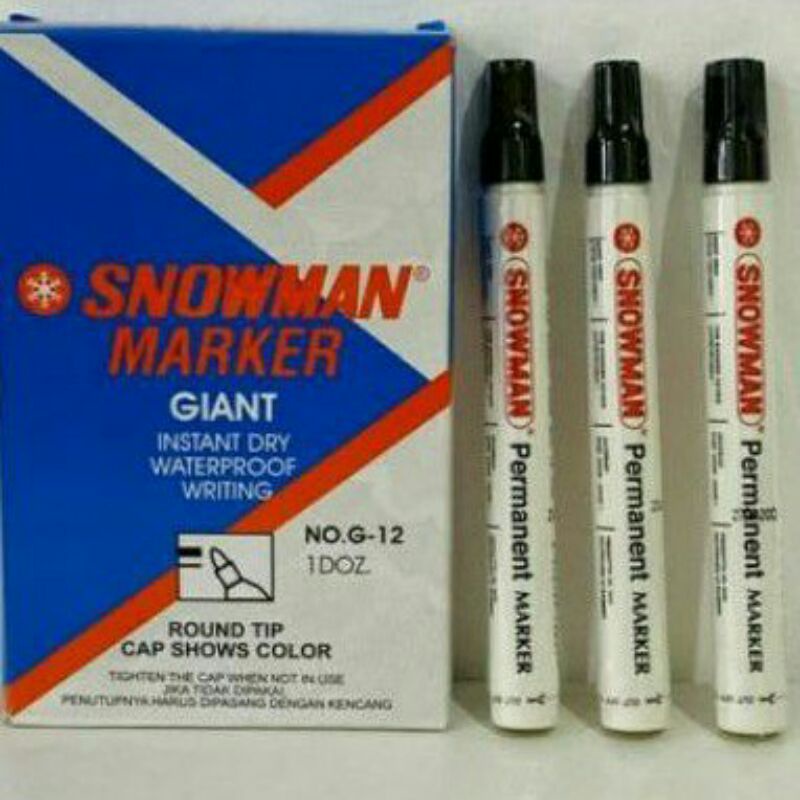 

Spidol snowman permanent G-12