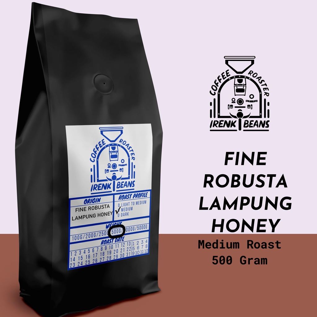 

Kopi Fine Robusta Lampung 500g Biji Bubuk