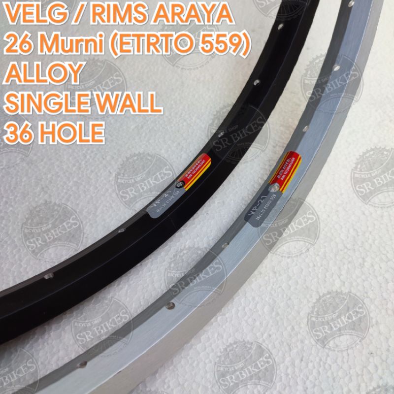 Velg Rims 26 Murni (ETRTO 559) Sepeda MTB Federal Mini. ALLOY. ARAYA VP-21