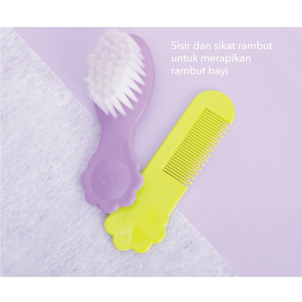 Castle - PIGEON Comb and Hair Brush Set | Sisir &amp; Sikat Bayi