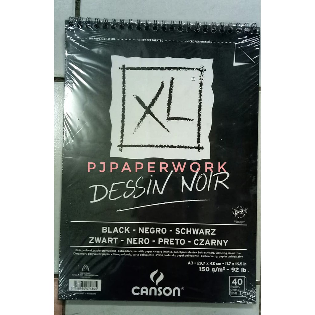 

CANSON BLACK A4 40S 150G