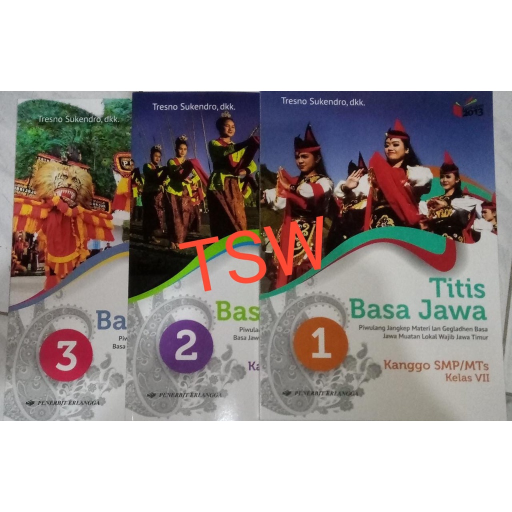 TITIS BASA JAWA SMP/MTS Kelas 1 2 3 VII VIII IX - KURIKULUM 2013 Penerbit Erlangga - TRESNO SUKENDRO