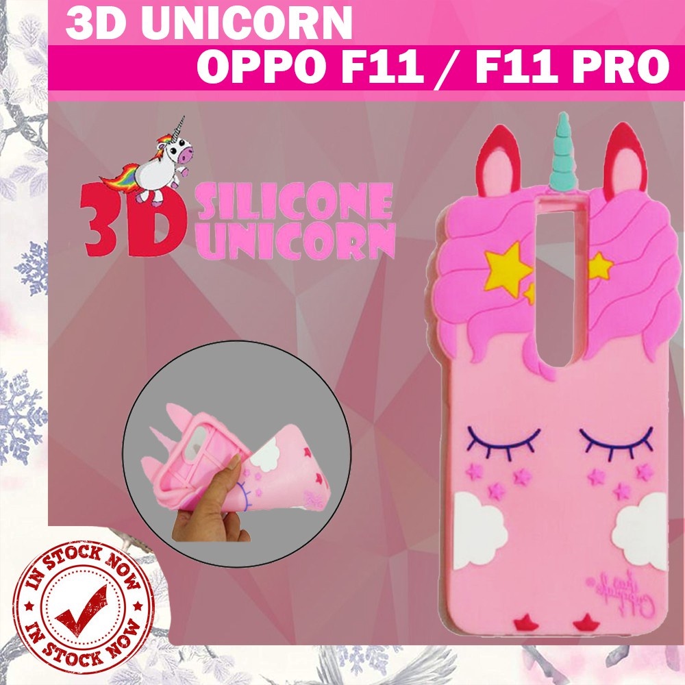 Case Unicorn 3D Oppo F11 F11 Pro F1S A59  Samsung Galaxy J2 Prime Grand Prime G530 Grand 2 G7106 J7 Core J7 2016 J710 On 7 Vivo V9 A5S Xiaomi Redmi 4 Prime  redmi 5 plus redmi note 4  Casing HP Gambar Kartun Unicorn 3D Untuk Kuda Poni