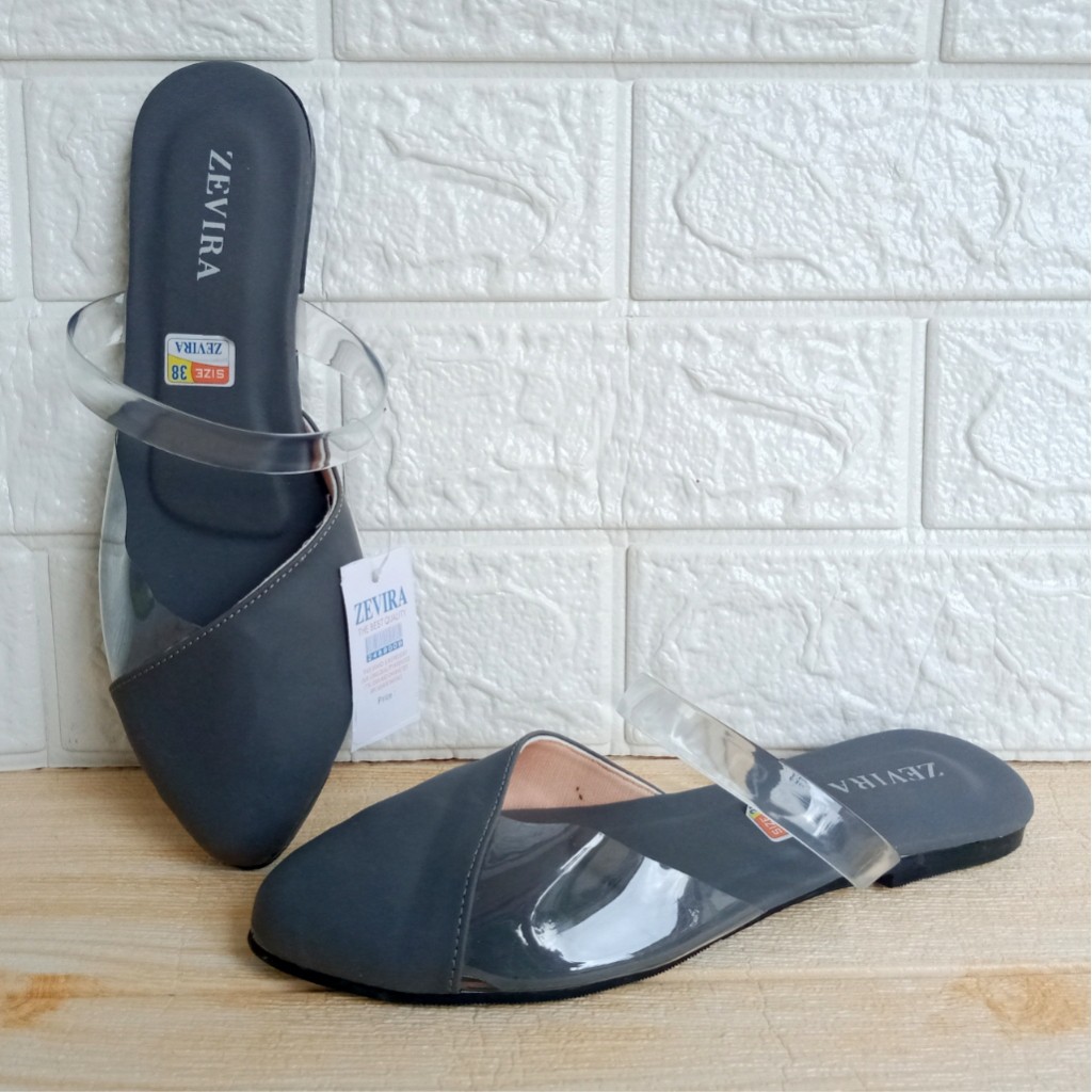 Zevira Z.01 Sandal Wanita Selop Flat Size 37-40