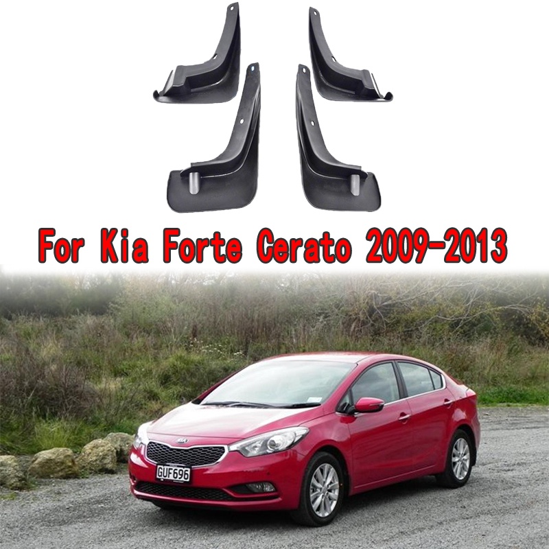 1 Set Mud Flap Pelindung Splash Untuk Fender Mobil Kia Forte Cerato 2009 2010 2011 2012 2013