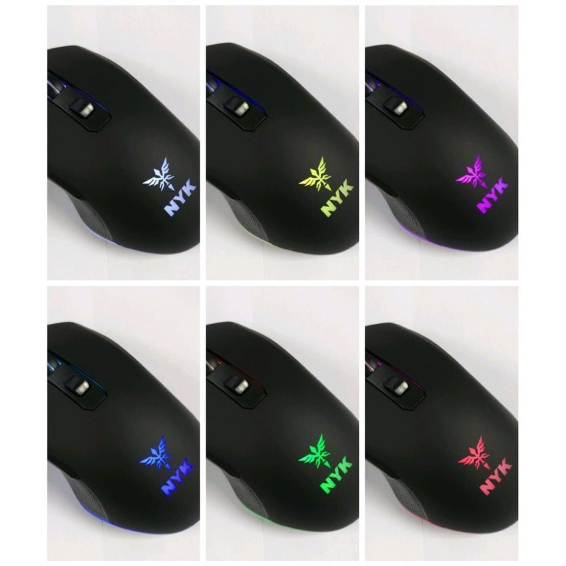 Mouse gaming Nyk nemesis Wired Usb 2.0 optical led Rgb 2400Dpi assassin 1 G06 G-06