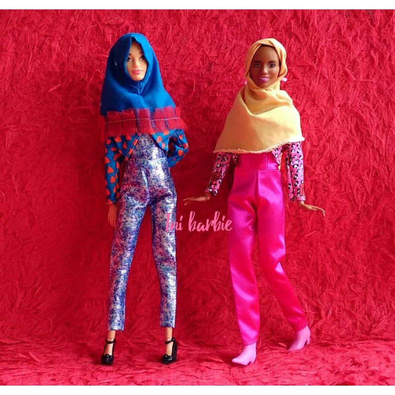 Macam-macam baju muslim boneka barbie