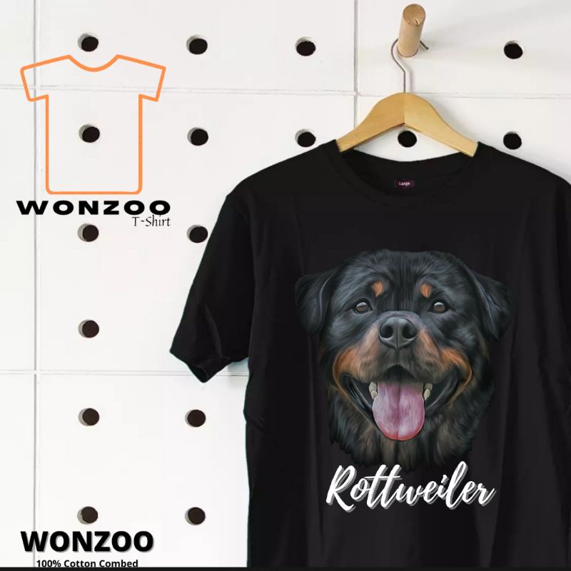 KAOS ROTTWEILER DOG LOVERS PROMO BAYAR DITEMPAT