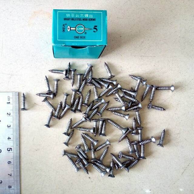 Skrup Kayu 5/8 x 5 hrg 1ktk