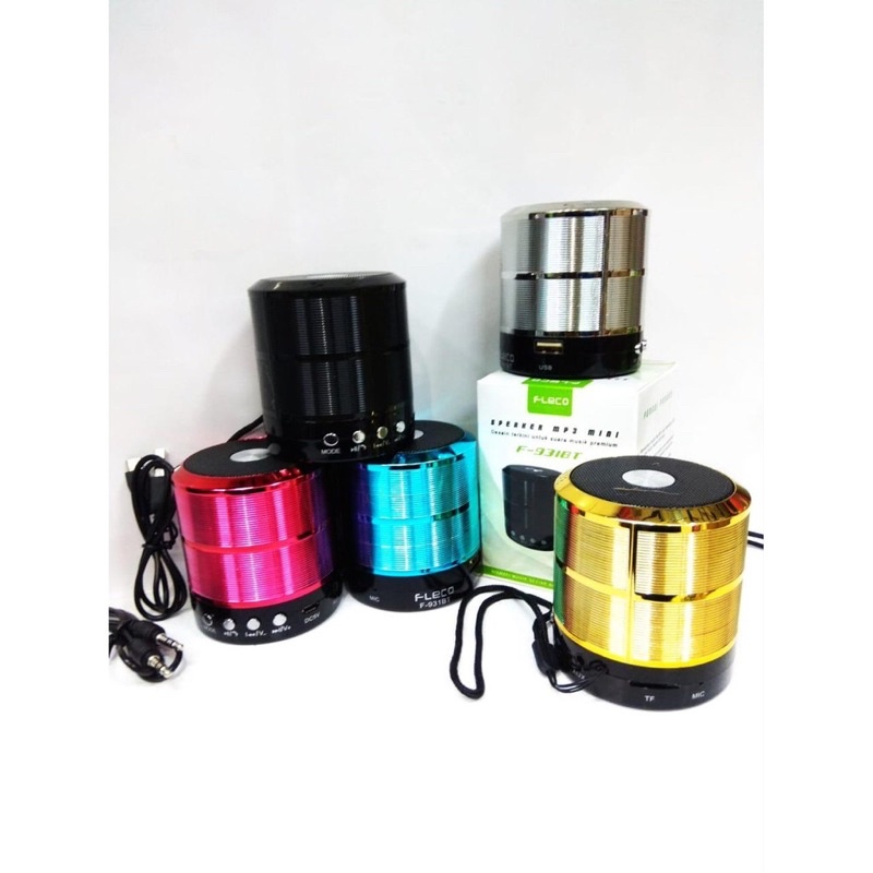 Speaker ORIGINAL FLECO Mini F-851 / F-931BT Wireless Musik Box Bluetooth F851 SP BT Extra bass