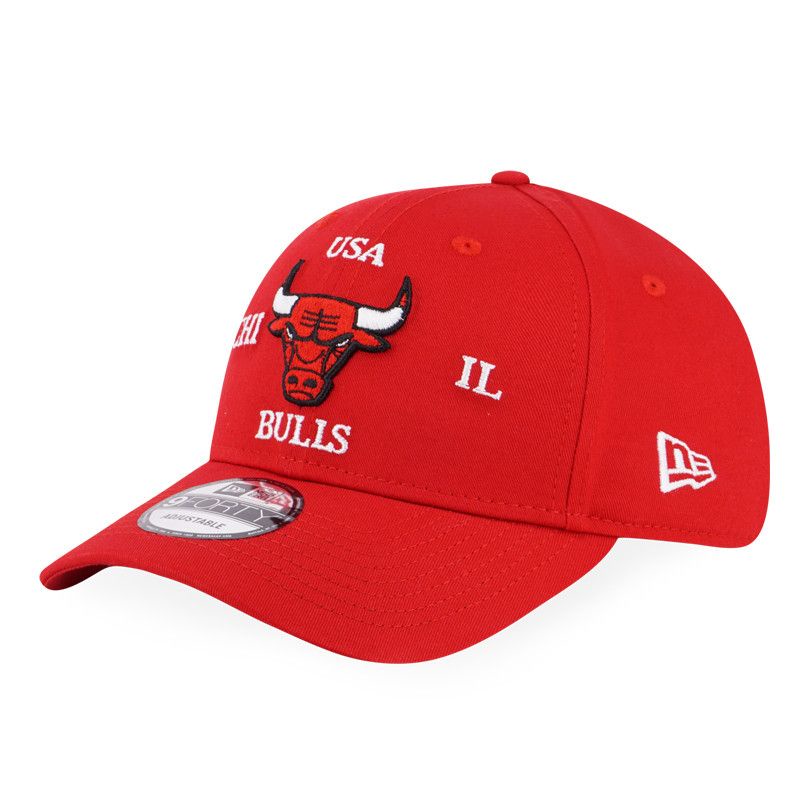 Topi New Era Cap Chicago Bulls NBA Americana 9Forty Adjustable Original