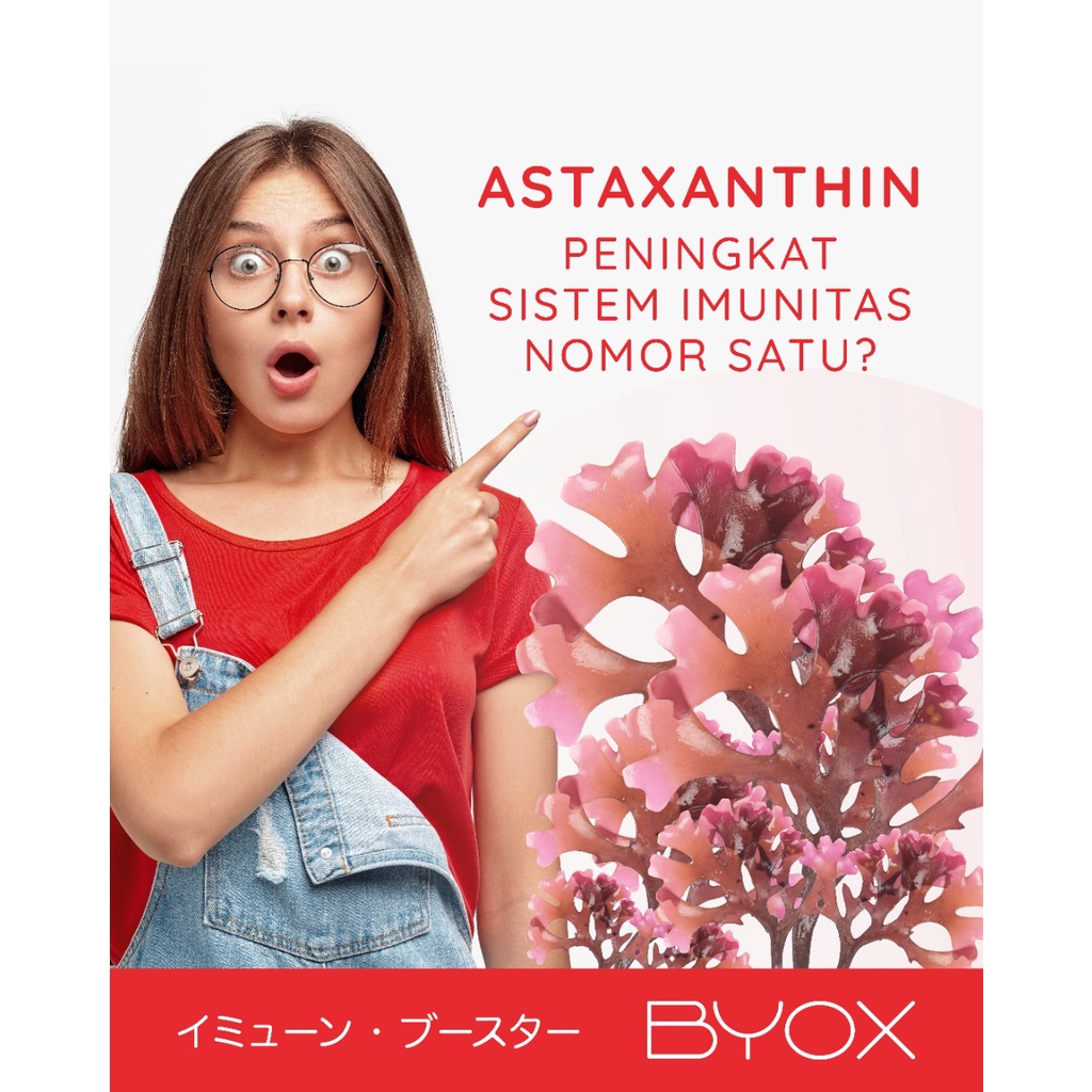 Byox Glutathione Astaxhantine Minuman Kesehatan Tubuh Anti Virus / Drink Multi Vitamin C Antioksidan Lutein / Penambah Imun Tubuh / Drinks Immune Collagen Kesehatan Mata Katarak Kulit Glowing Original Bpom Terbaik