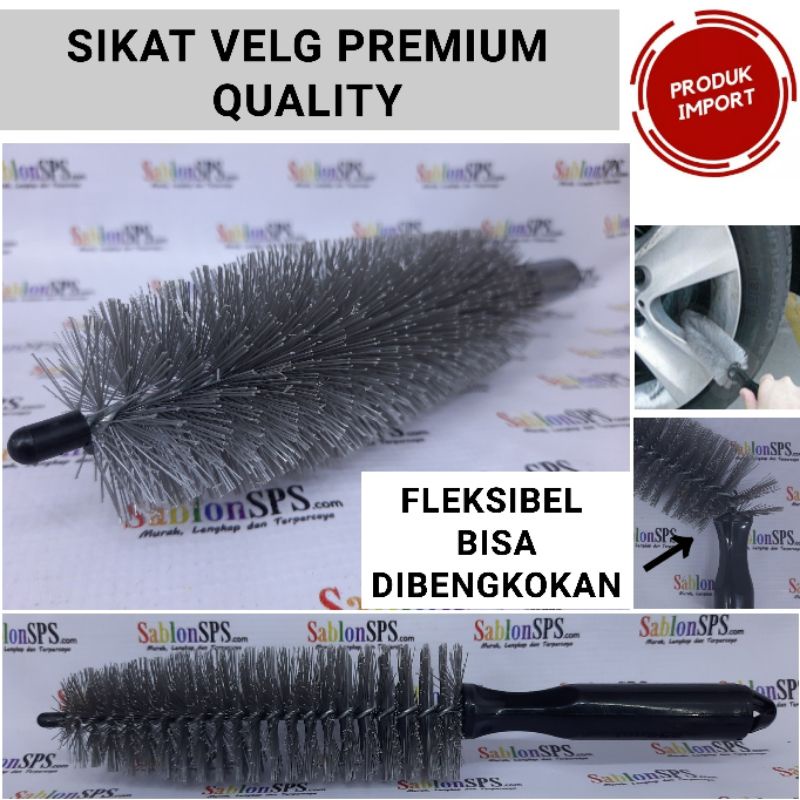 SIKAT VELG DETAILING WHEEL BRUSH PEMBERSIH VELG BAN MOBIL MOTOR