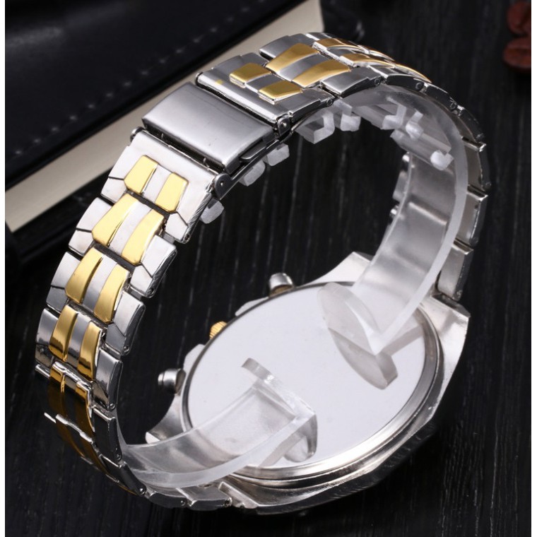 Jam Tangan Pria Premium ORLANDO 02 TWO TONE Korea Fashion Men Analog HIGH QUALITY watch