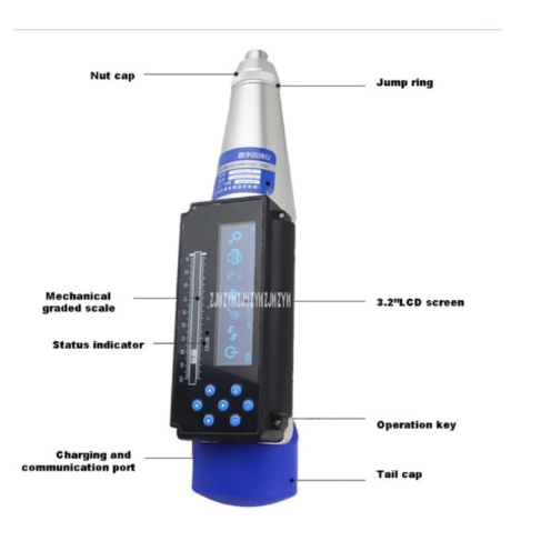 

Jual HT-225B Strength Measuring Instrument Concrete Test Hammer LCD Rebound Limited