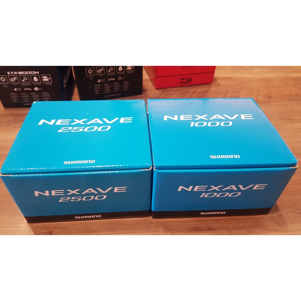 Alat Pancing Reel Pancing SHIMANO Nexave 1000 2500 Original Bergaransi 4 BB Rel Ril Katrol Kerekan G