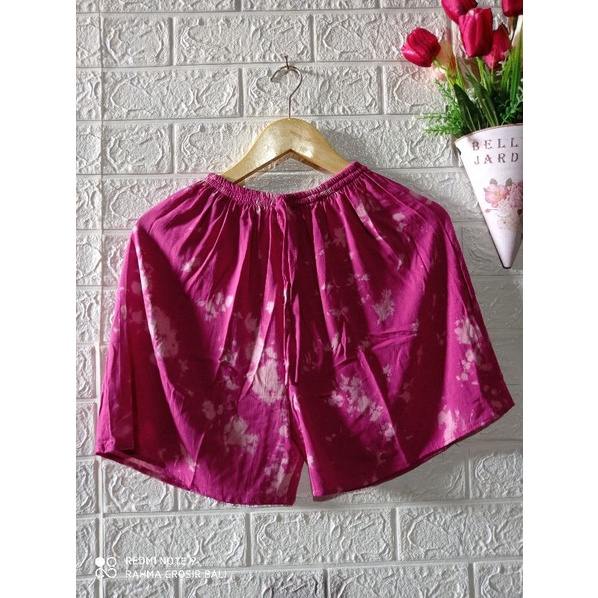 celana pendek tie die/celana pendek bali