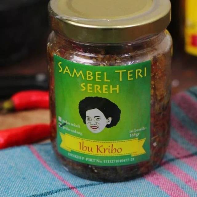 

Sambal Ibu Kribo Teri Sereh