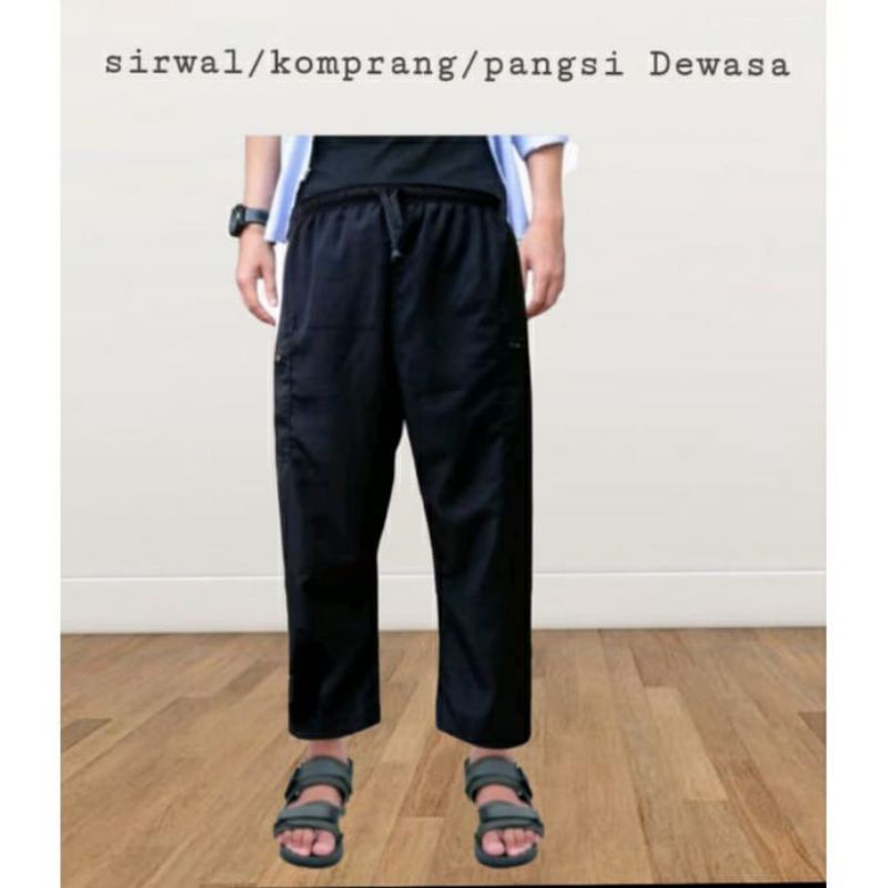 Celana komprang pria dewasa Celana pangsi Celana sirwal Celana cingkrang Celana cargo Celana silat C