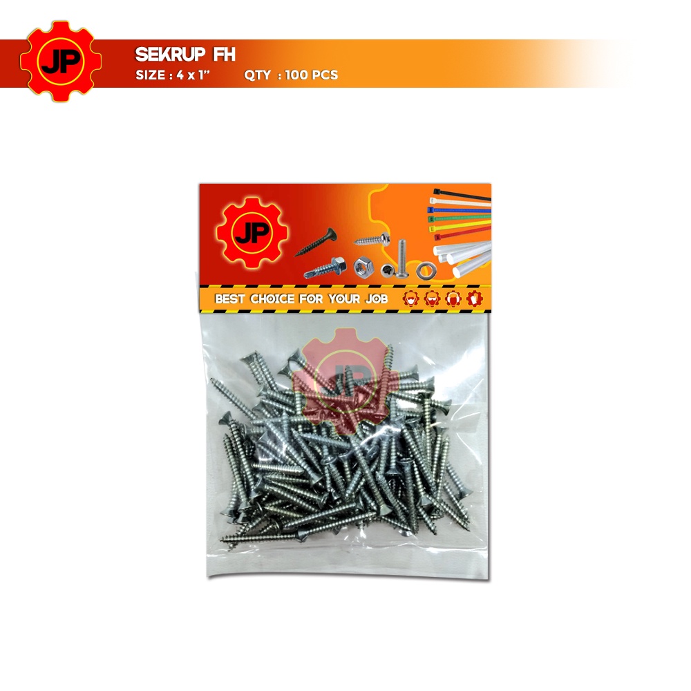SEKRUP FH 4 x 1 - SKRUP FH 4x1 BAUT TAPPING ISI 100 PCS
