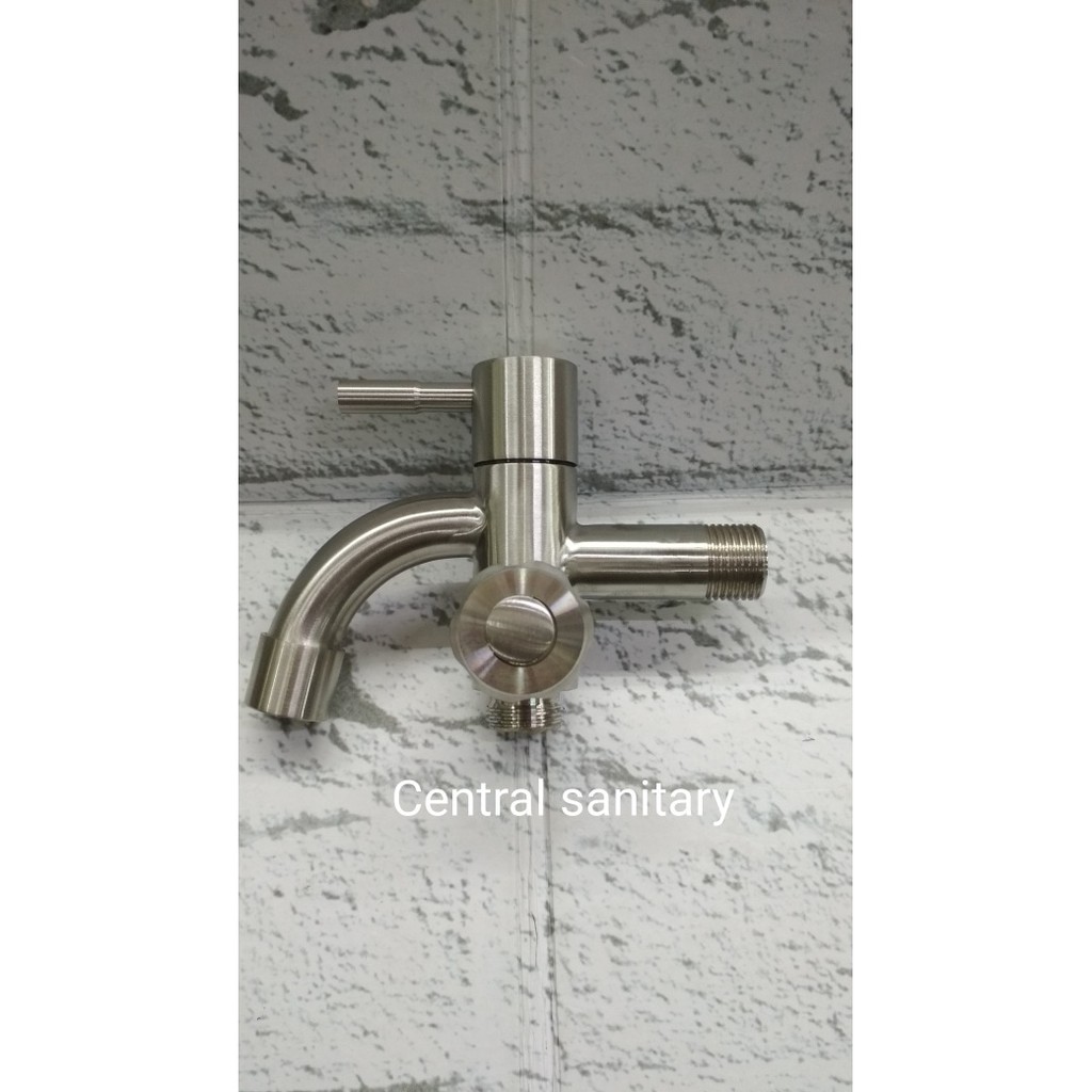 Jual Kran Cabang/Kran Shower Stainless/Kamar Mandi/Model Toto Tembok Murah