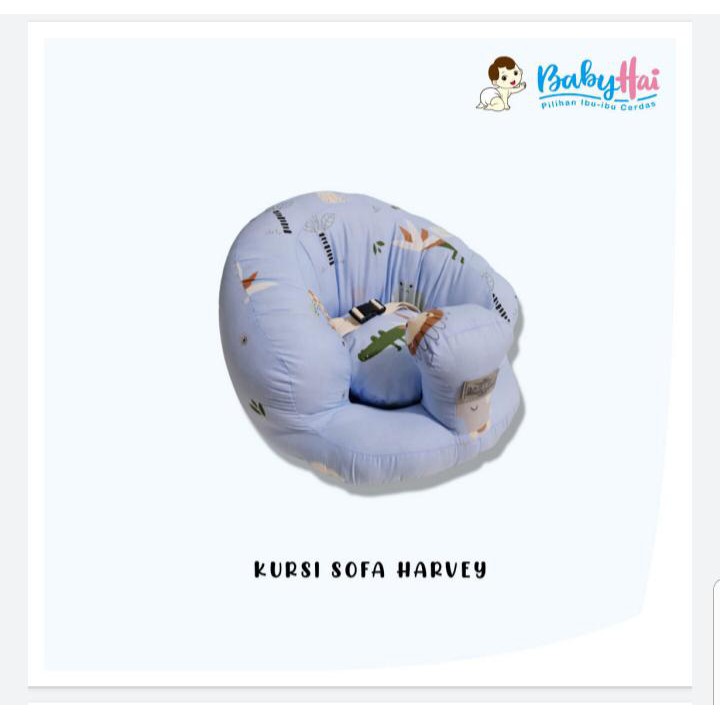 Promo !! TERBARU!!  BABY HAI Sofa Bayi Harvey - Sofa Belajar Duduk Bayi + Penahan -  sofa baby harvey - sofa