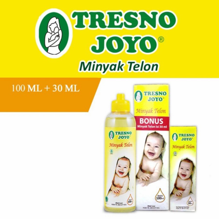 Minyak Telon Tresno Joyo 100ml FREE 30ml Original Citronella Lavender - Telon 100+30ml