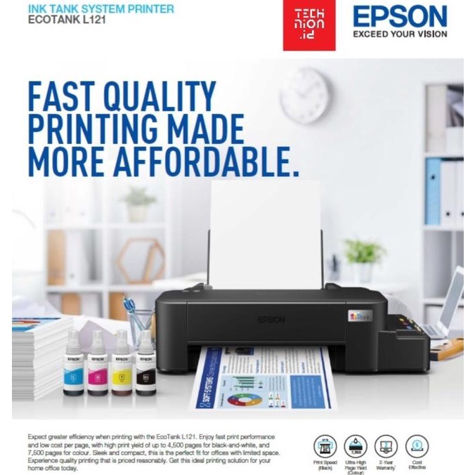 Printer Epson L121 Baru Belisariahenia