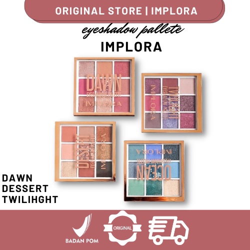 IMPLORA Eyeshadow Palette | Dawn | Desert | Ocean | Twilight