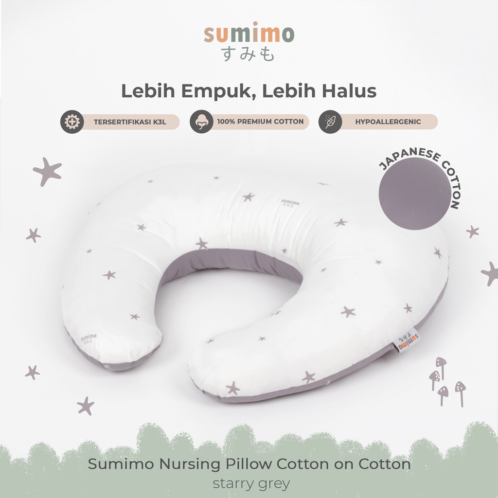 Sumimo Nursing Pillow Cotton on Cotton