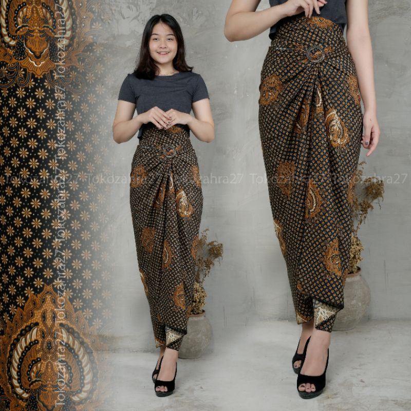 Rok Kondangan Bawahan Kebaya Motif Mega mendung By Zahratul27