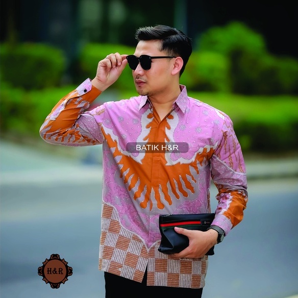 Baju Batik Pria Lengan Panjang Kemeja Batik Pria Batik Premium Kemeja Cowok Batik modern Baju Pria