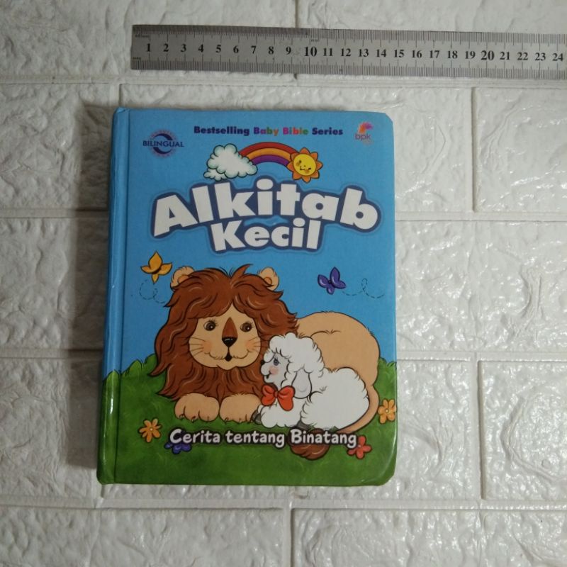 Buku anak boardbook preloved second ALKITAB KECIL CERITA TENTANG BINATANG