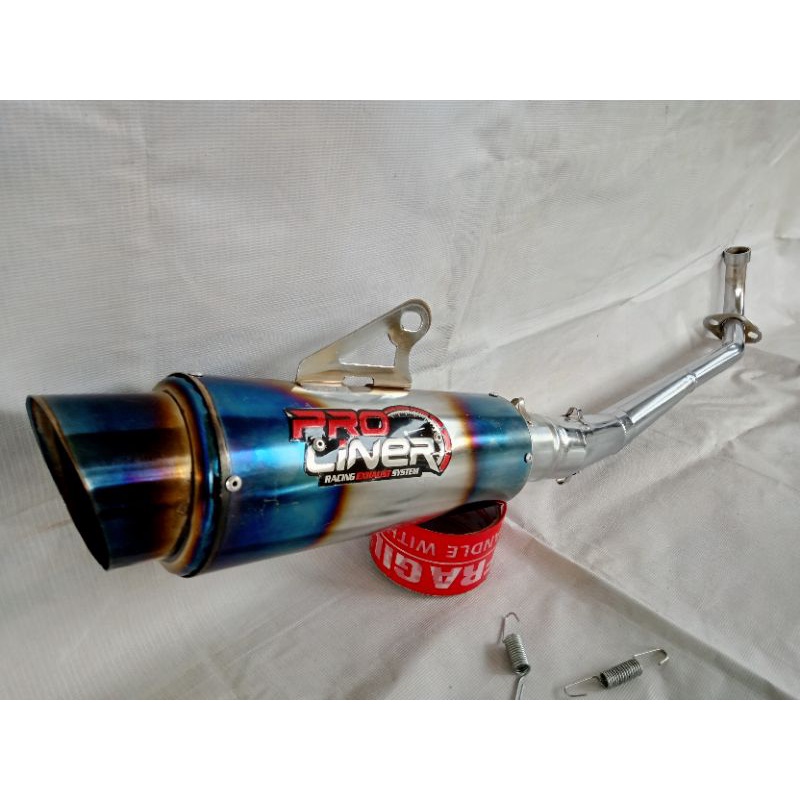 knalpot racing prolinear karisma supra 125 revo absolute blade revo fiit