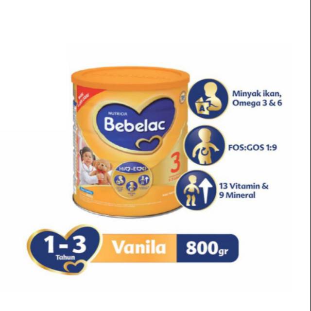 

Bebelac 3 Madu/Vanila 800 gr