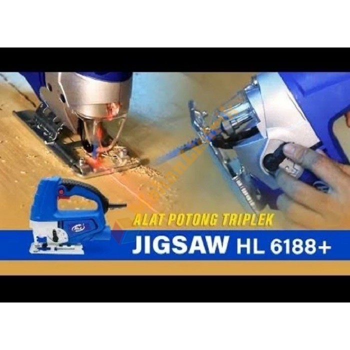 Mesin Gergaji Jigsaw HL 6188 - Mesin Potong Kayu Jigsaw 65mm Benz