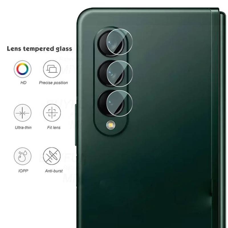 Pelindung Lensa Kamera Tempered Glass Anti Gores / Ledakan Untuk Samsung Z Fold 3