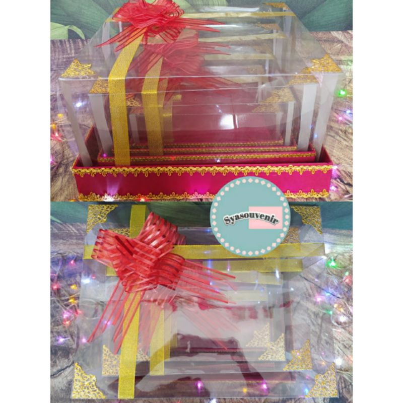

Kotak Box Hantaran Pernikahan List Pita Hiasan Bunga Pita Organdi Serut