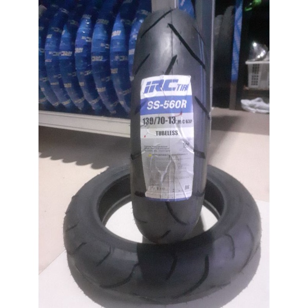 BAN NMAX IRC SS 560R 130/70 RING 13 STANDART ORIGINAL BELAKANG TUBELES