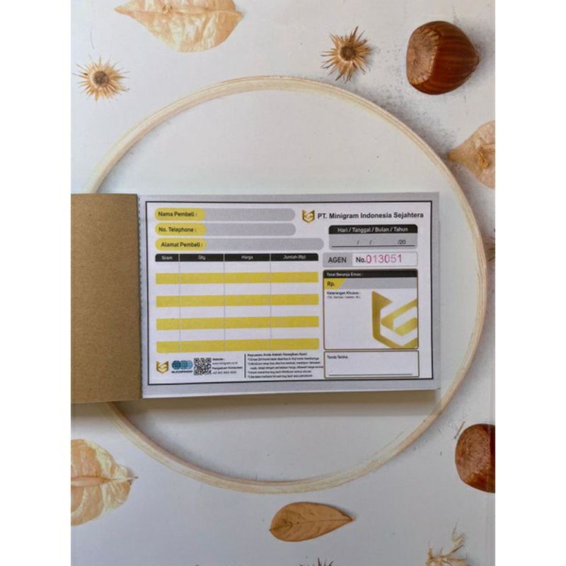 Nota / Kwitansi Tambahan Minigram