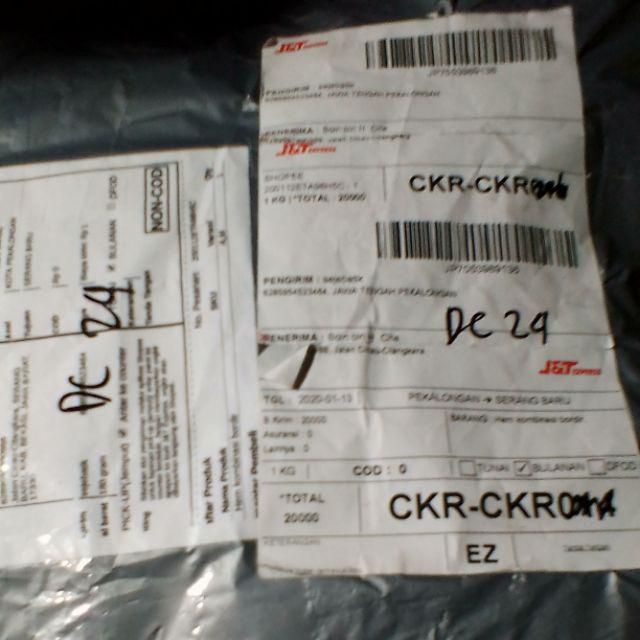 Hem Batik Kawung Parang Merah Dan Biru