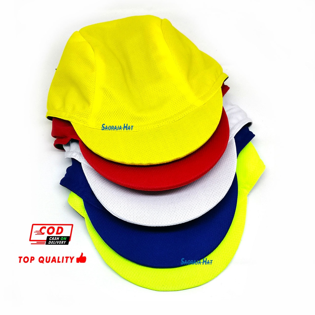 Topi Sepeda DriFit Topi Gowes Polos 7 Warna