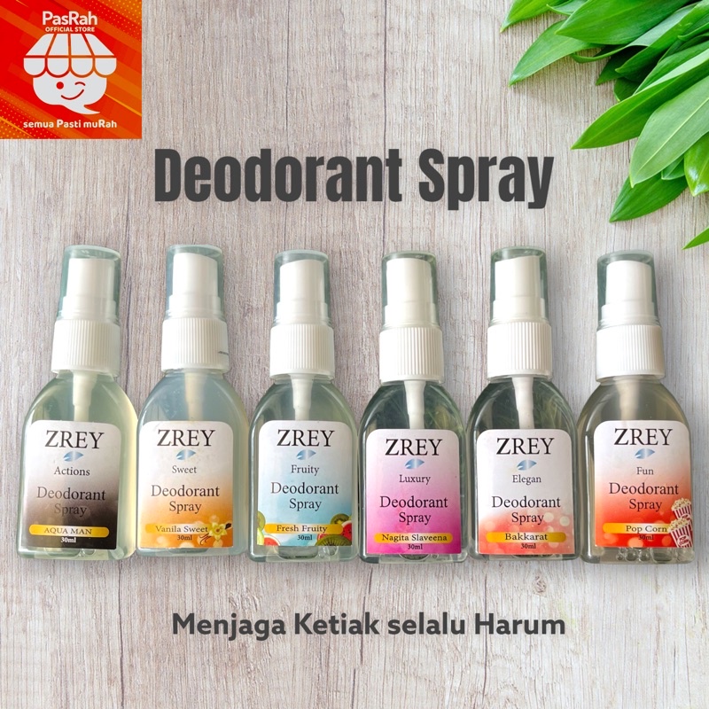 Parfum Deodorant Spray Tawas Non Alkohol / Deodorant Ketiak