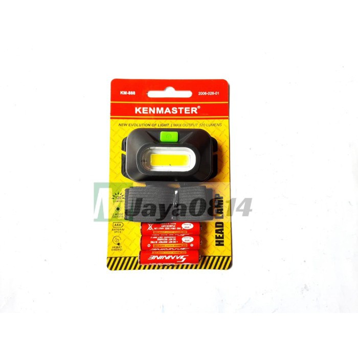 Senter Kepala - Headlamp 3 Fungsi Kenmaster