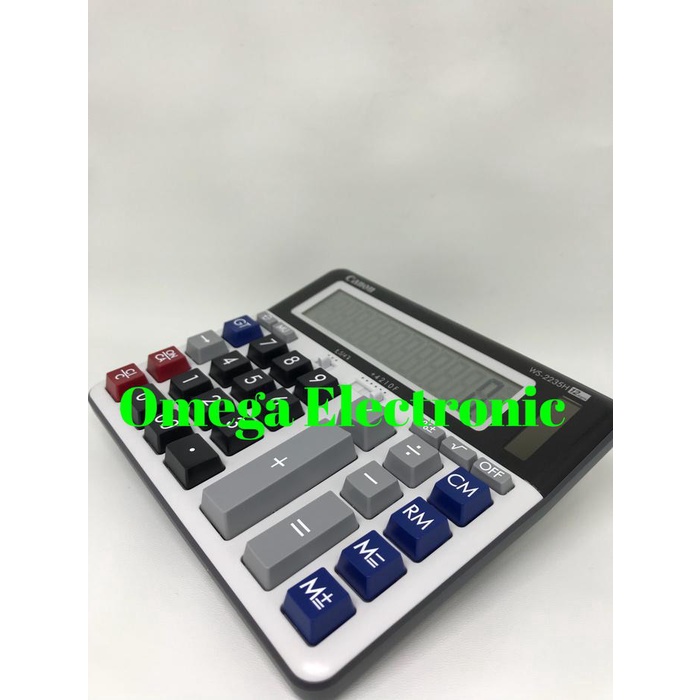 

PROMO! Canon WS-2235H - Calculator Desktop Kalkulator Meja Kantor 12 Digits |Kalkulator