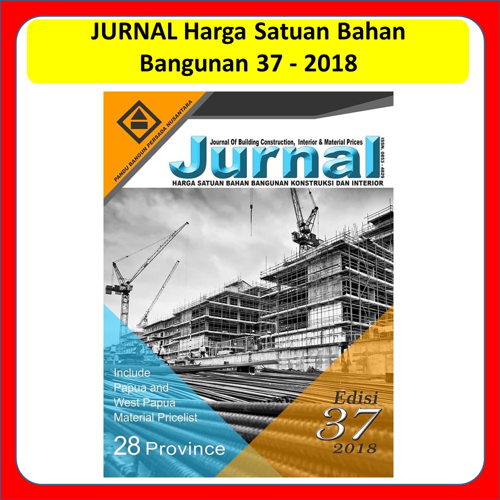 Promo Jurnal Harga Satuan Bahan Bangunan 37 2018 Shopee Indonesia