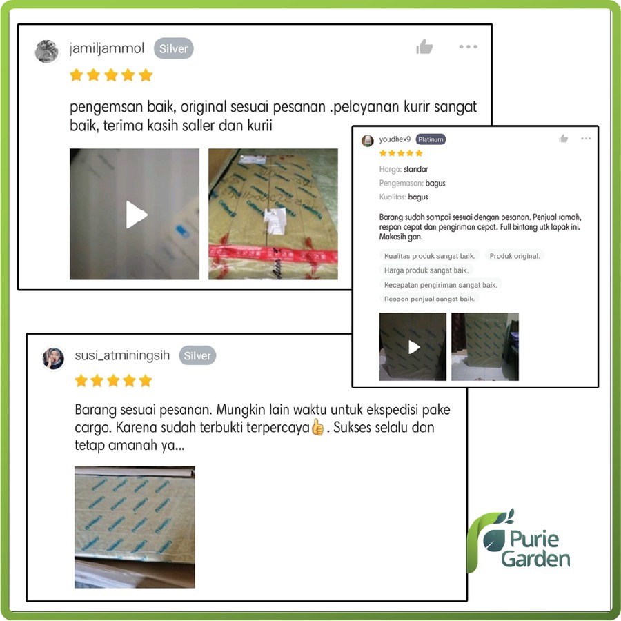 Rockwool Cultilene Media Semai Hidroponik Setengah Slab PG KDR