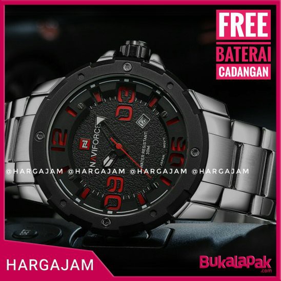 Jam Tangan Pria Original Naviforce NF9078 (hargajam cowok ori anti air)