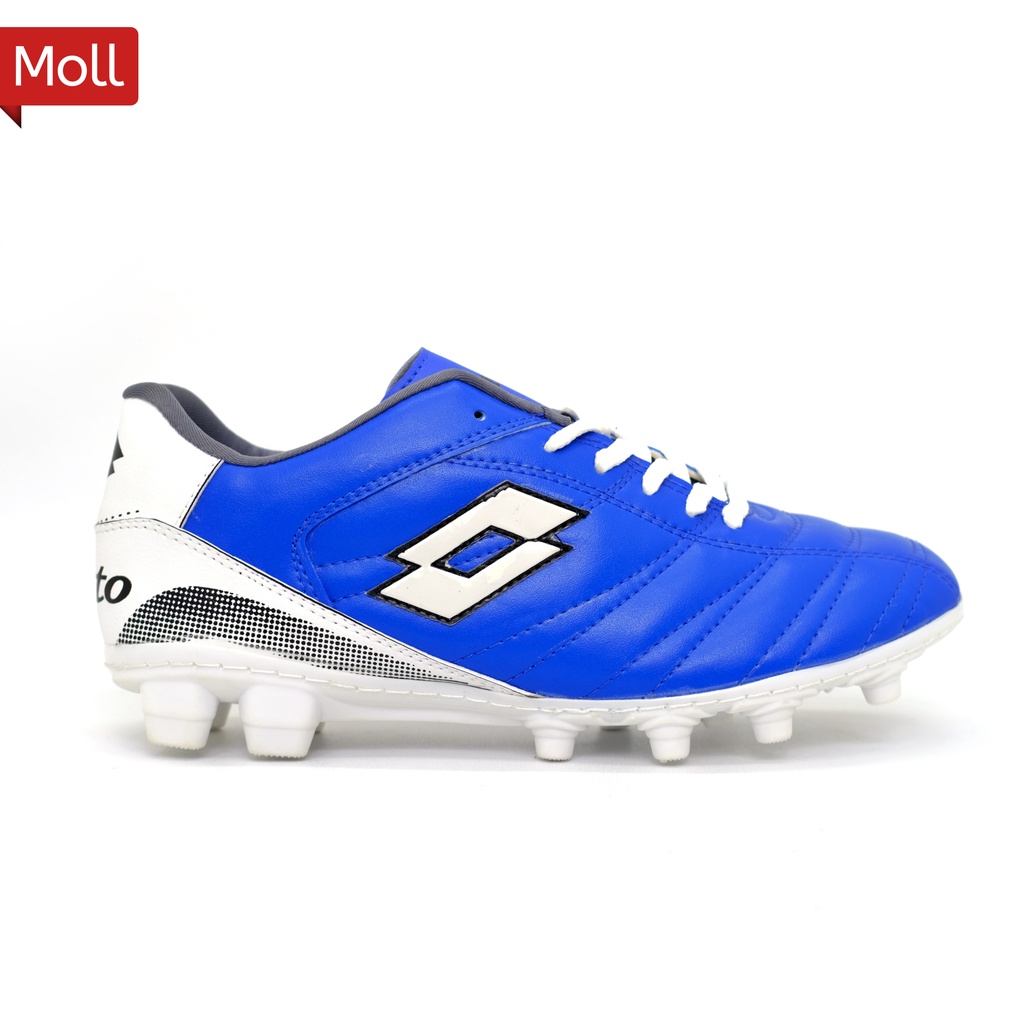 Sepatu Bola Lotto Grade Ori White Blue